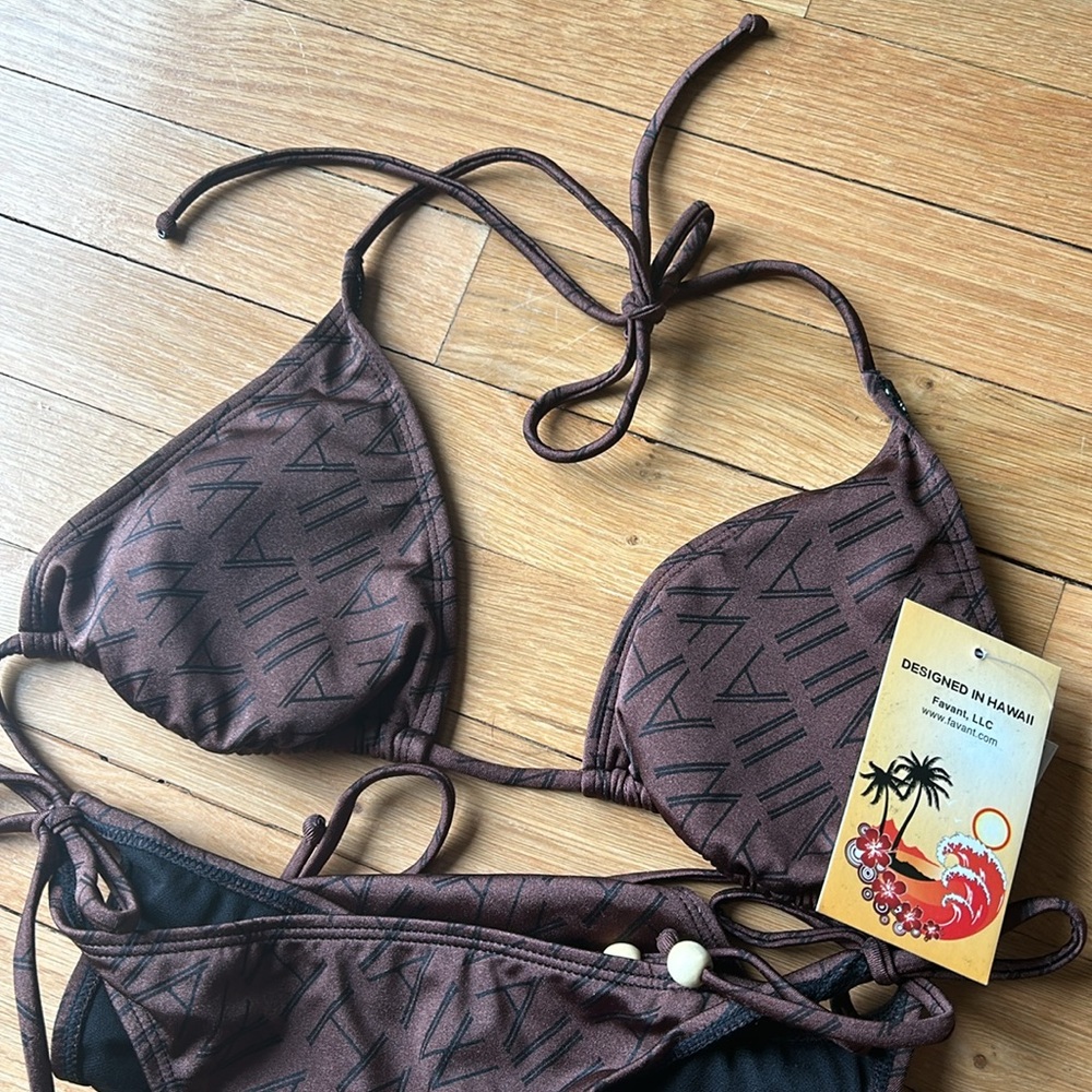 Chocolate Brown Hawaii Bikini